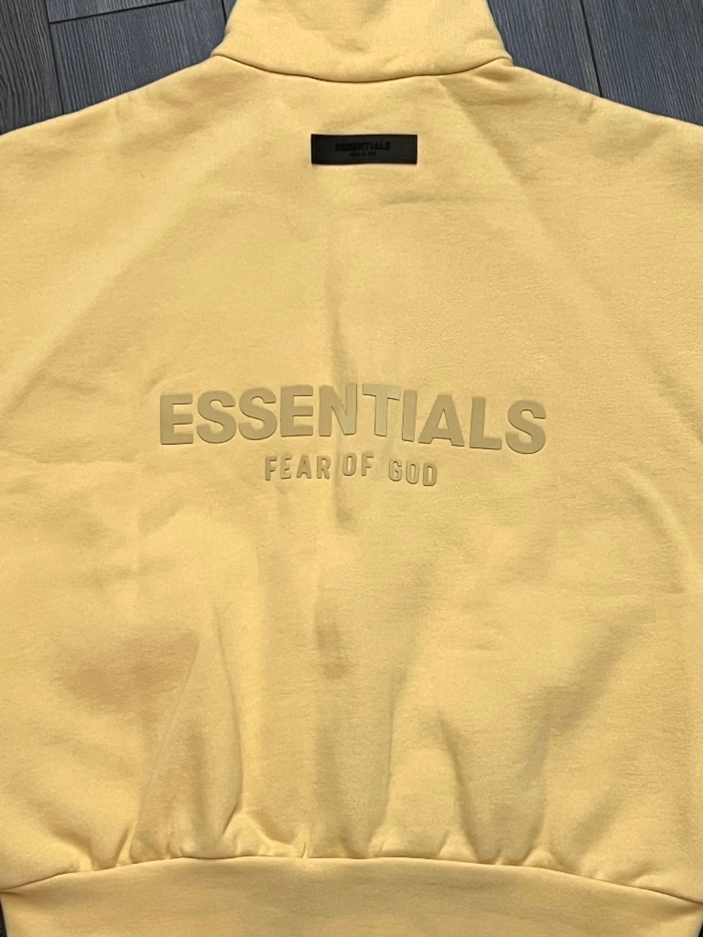 Fear of God Essentials zip up Jacket Lemon Yellow S